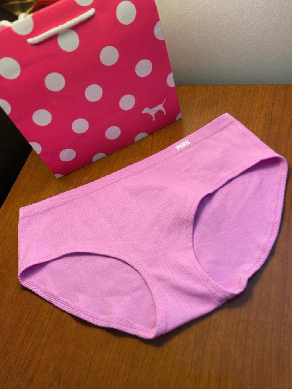PINK Victoria's Secret Lilac Hipster Bottoms